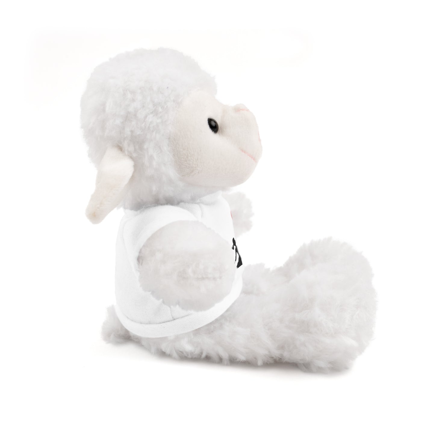 Adorable Stuffed Animal with Heart Balloon Tee - Perfect Gift for Kids