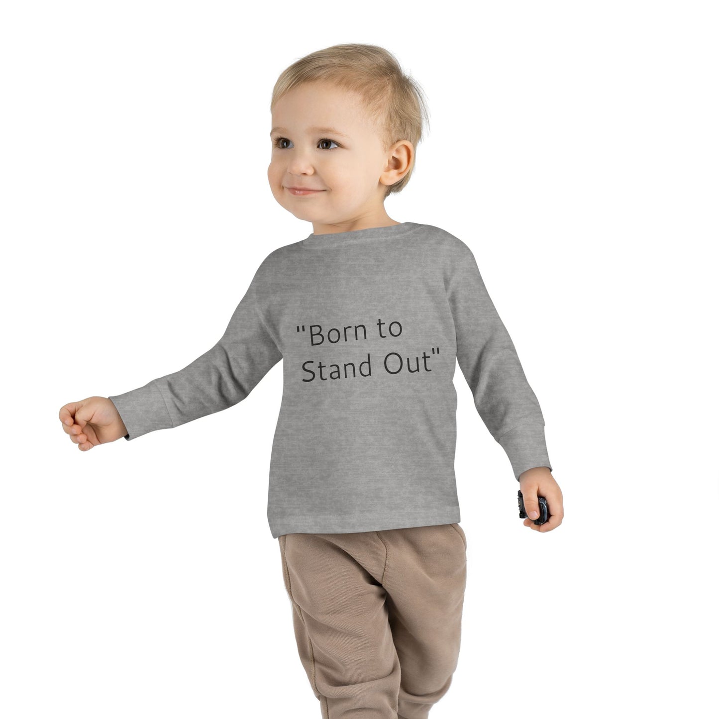 Toddler Long Sleeve Tee - Born to Stand Out & Ameri-ca Peace Sign