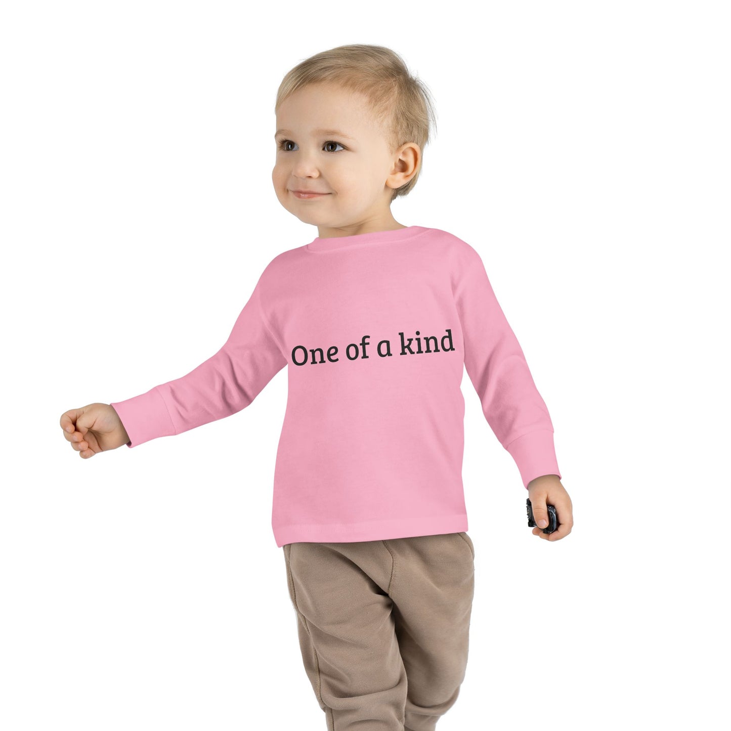 One of a Kind Toddler Long Sleeve Tee - Unique Kids' Fashion for Playtime & Birthdays