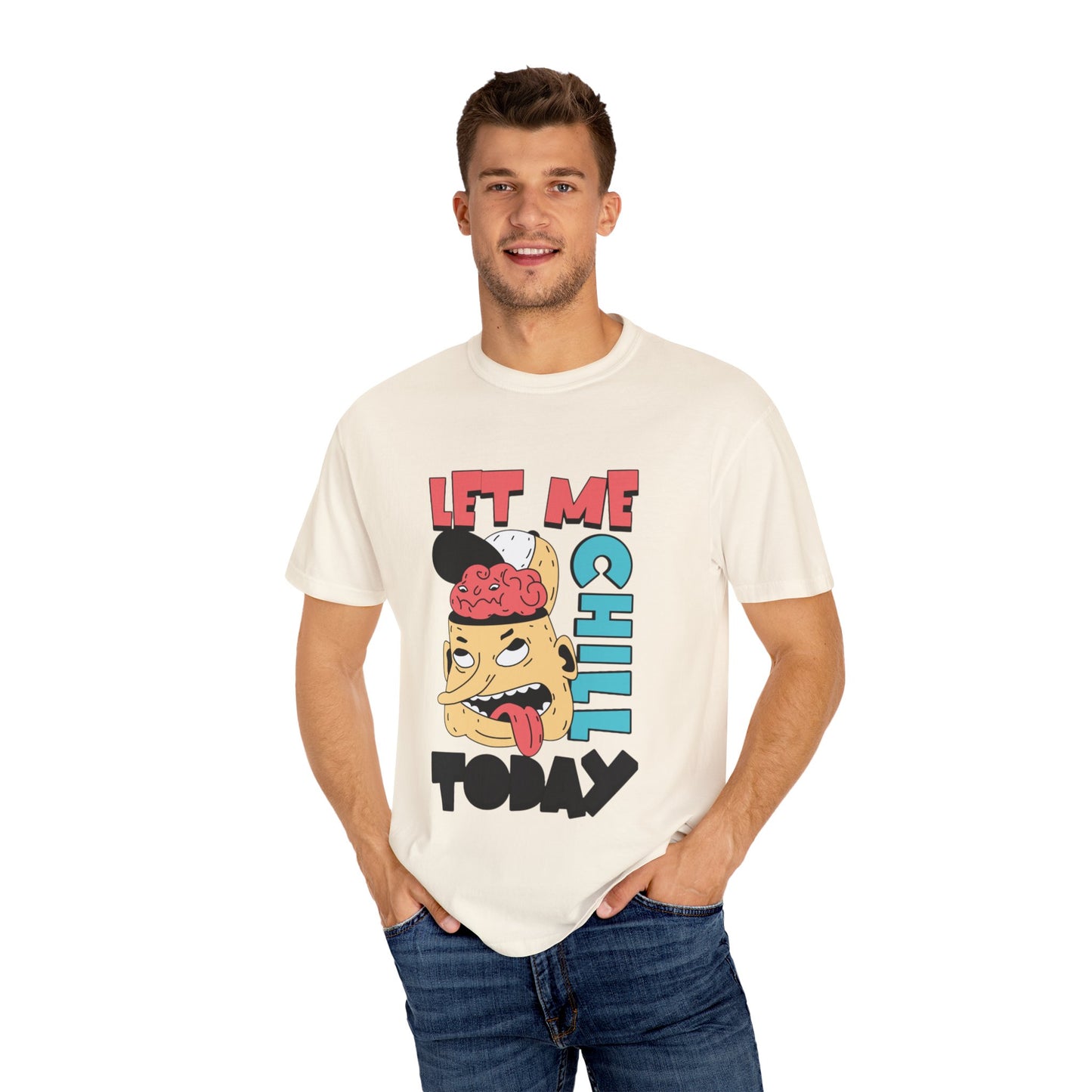 Men’s T-Shirt - 'Let Me Chill Today' Graphic Tee