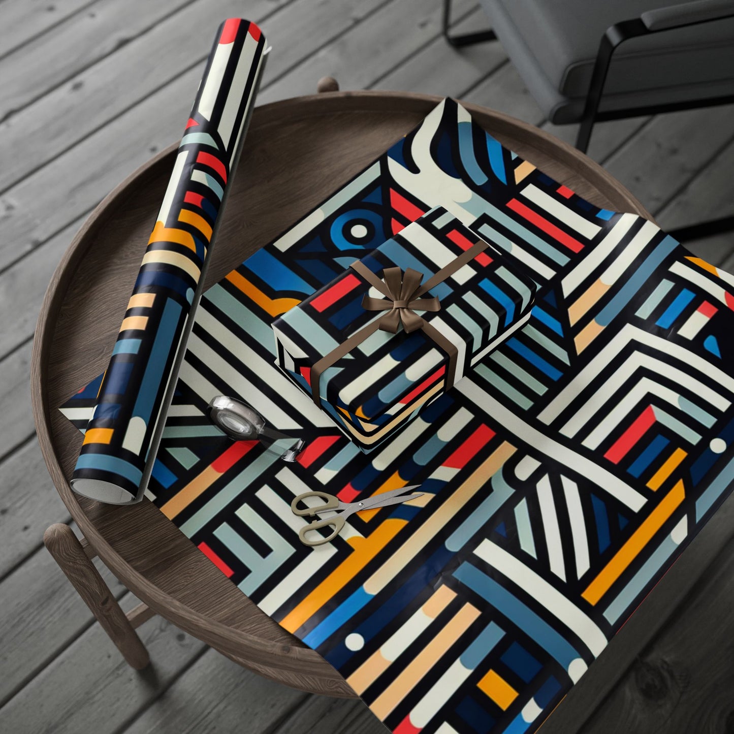 Modern Geometric Wrapping Paper - Stylish Gift Wrap for Any Occasion