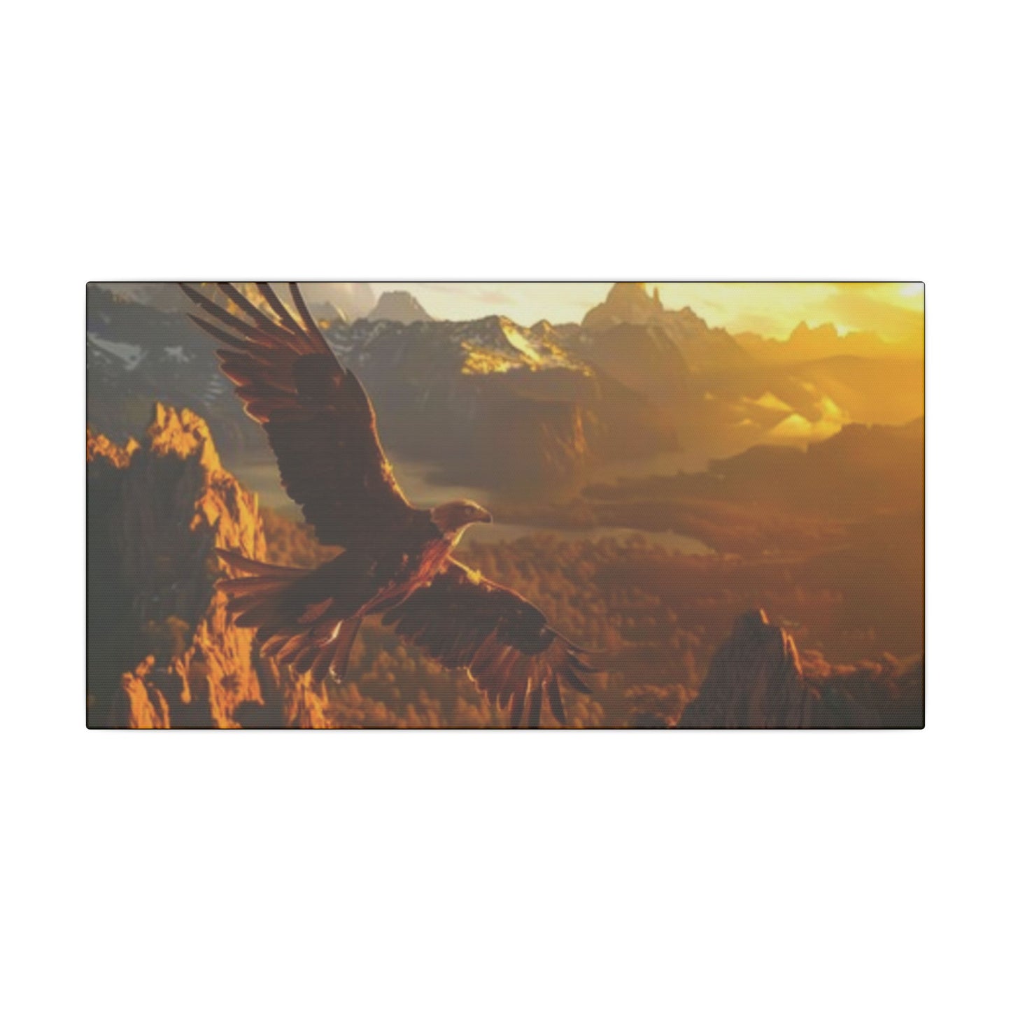 Majestic Eagle Giclée Print Canvas - Nature Wall Art for Wildlife Lovers