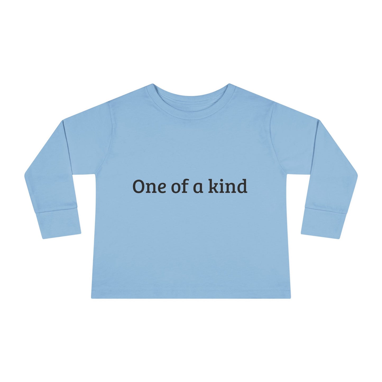 One of a Kind Toddler Long Sleeve Tee - Unique Kids' Fashion for Playtime & Birthdays