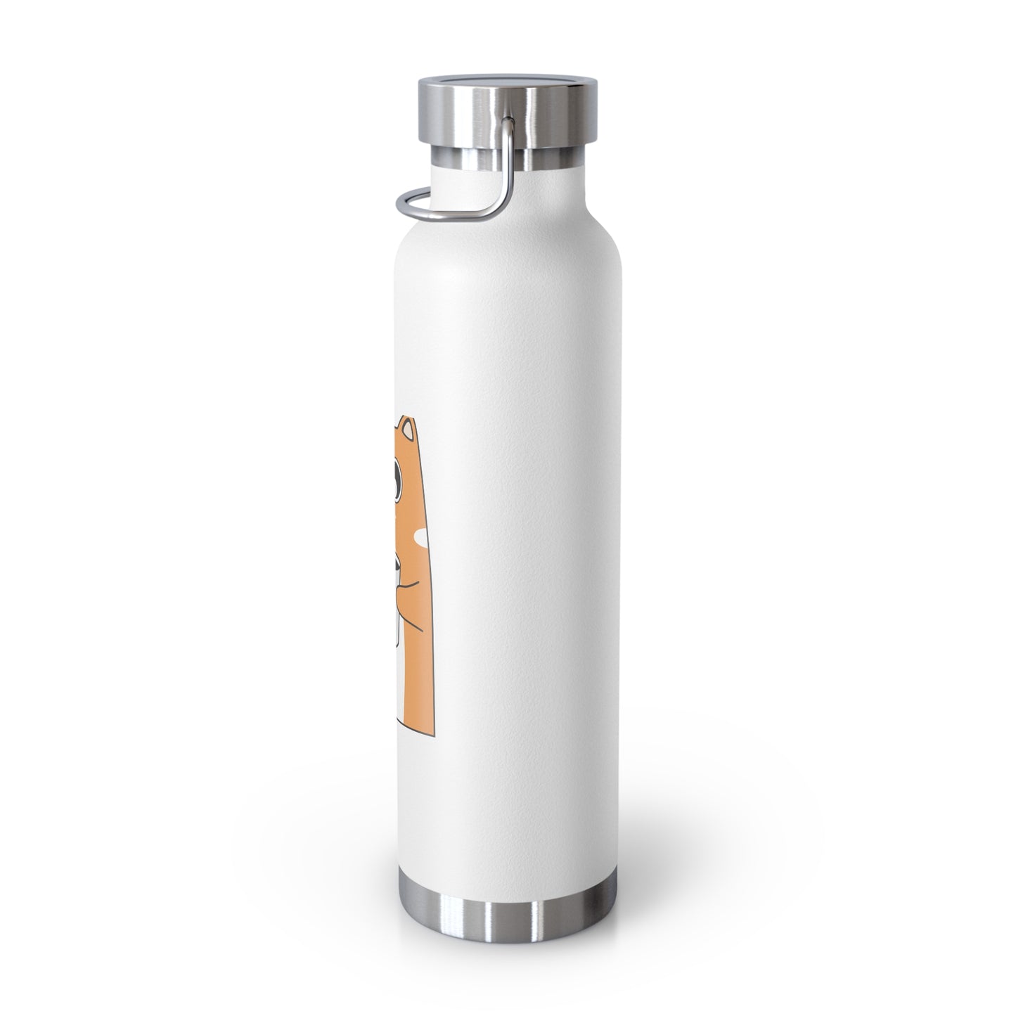 Cute Dog Illustration Copper Vacuum Insulated Bottle - 22oz