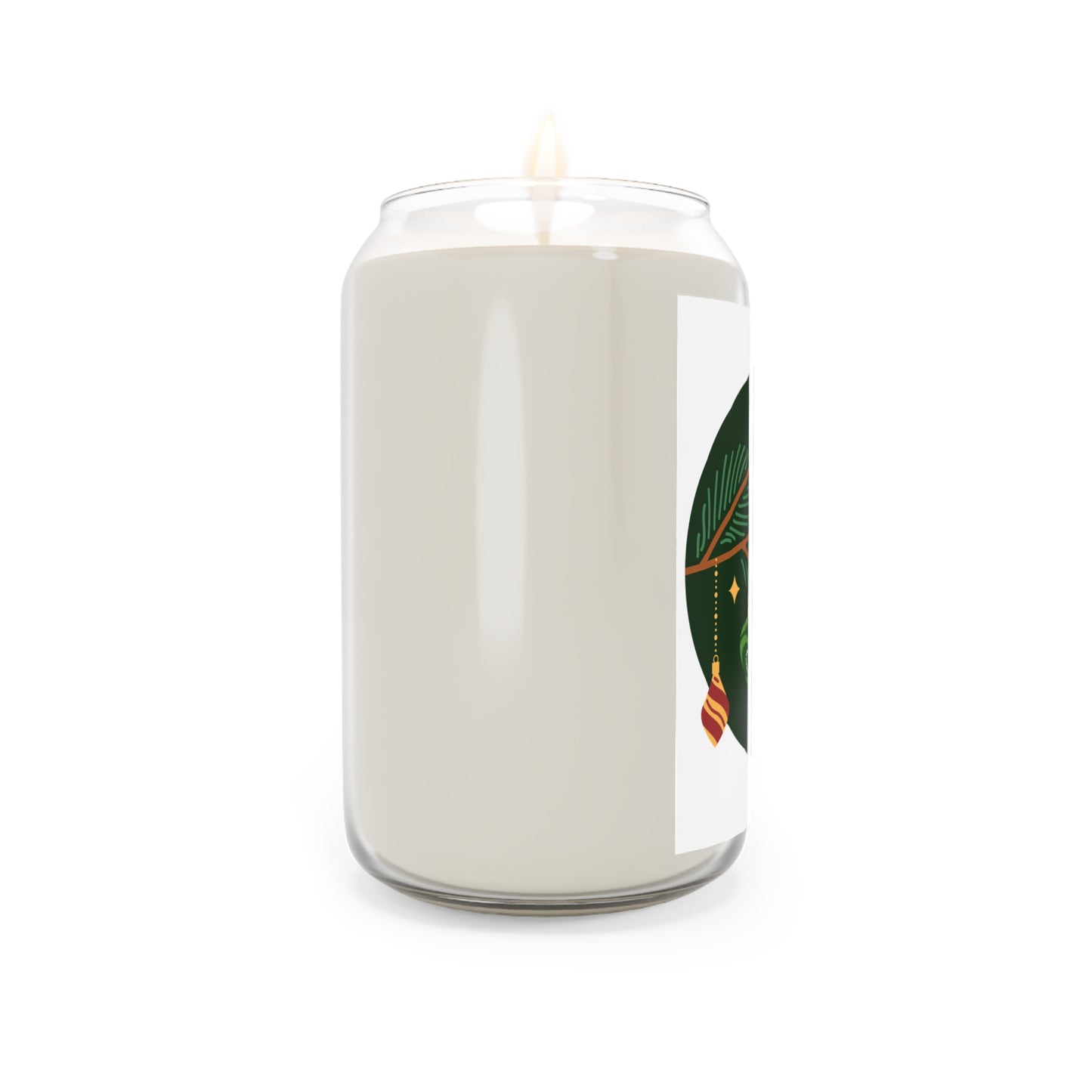 Holiday Scented Candle - 13.75oz with Festive Ornament Design