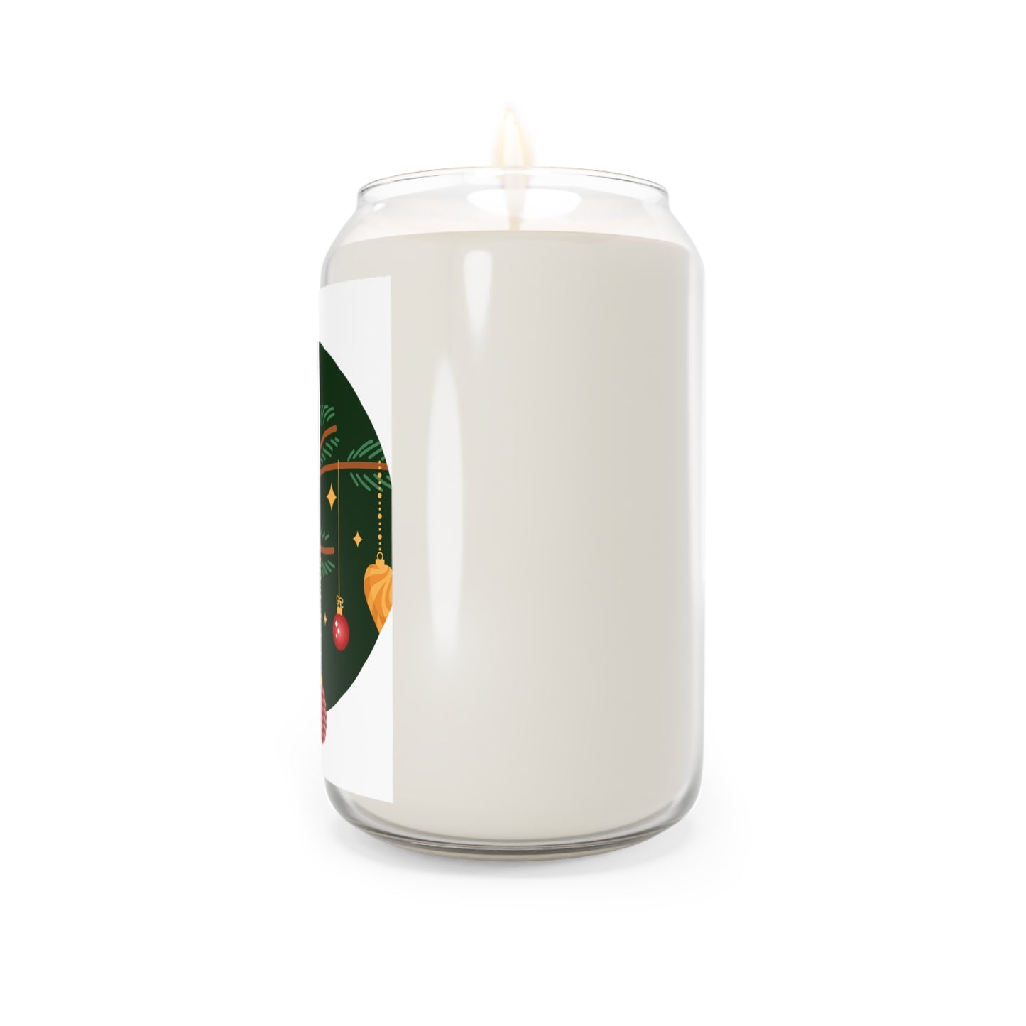 Holiday Scented Candle - 13.75oz with Festive Ornament Design