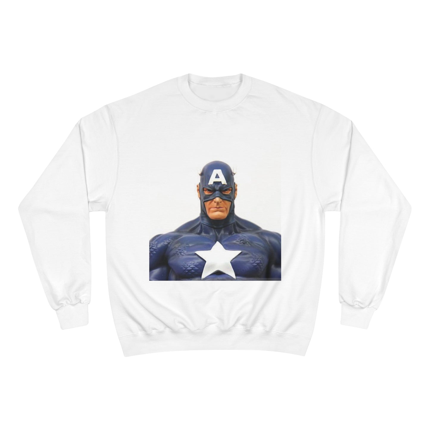 Heroic Champion Sweatshirt - Vintage Captain America Design