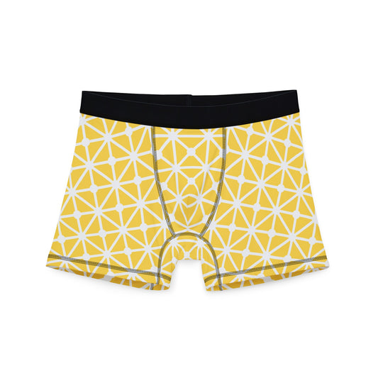 Colorful Geometric Men's Boxers - Stylish & Comfortable Underwear