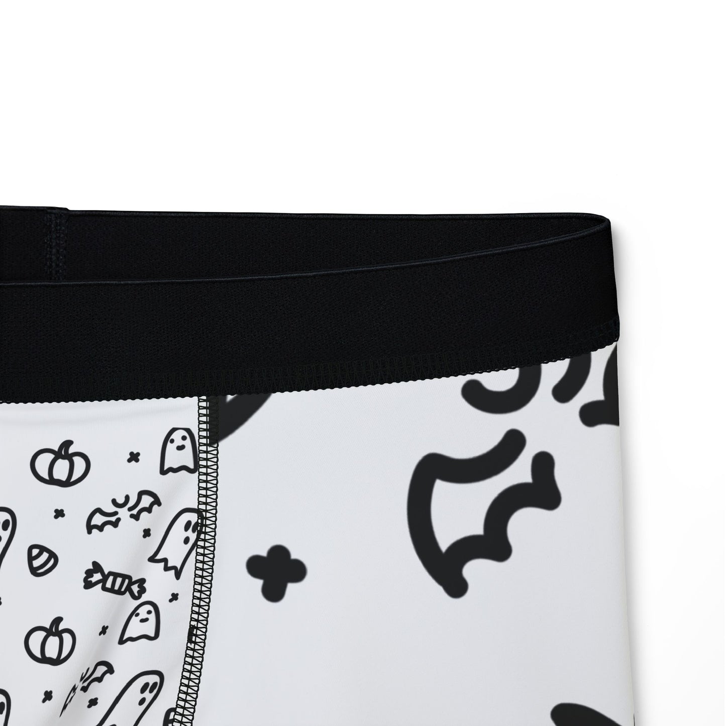 Halloween Ghost & Candy Men’s Boxers - Fun & Comfy Undergarments for Spooky Season