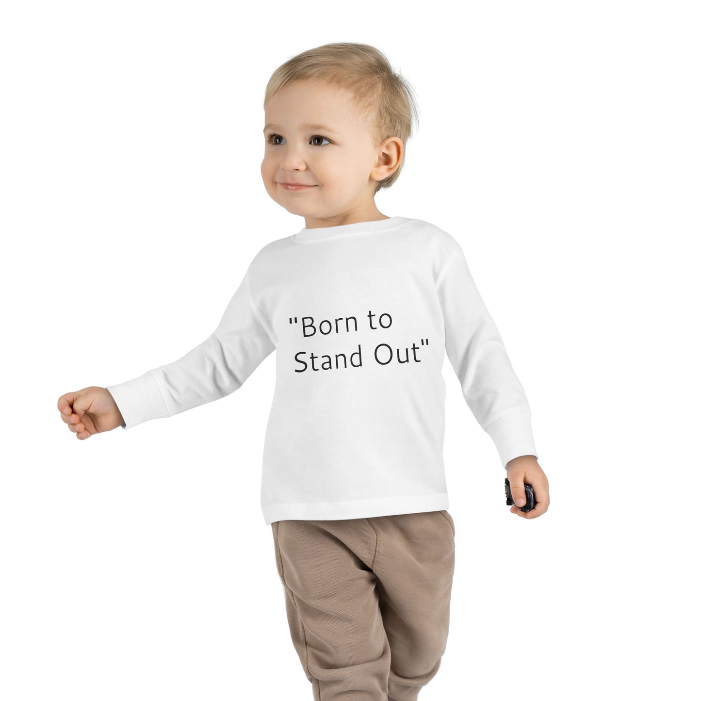 Toddler Long Sleeve Tee - Born to Stand Out & Ameri-ca Peace Sign