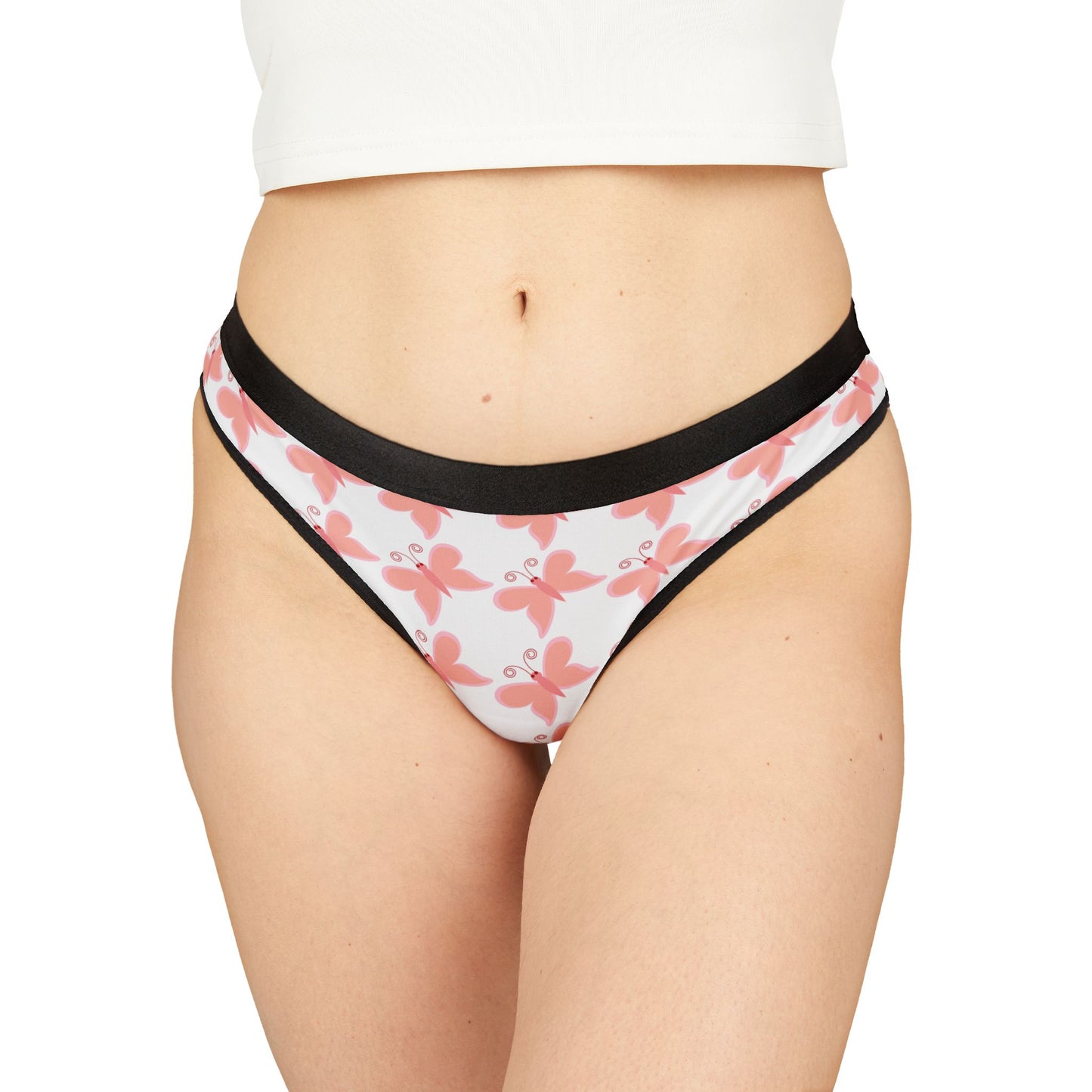 Floral Butterfly Women's Thongs