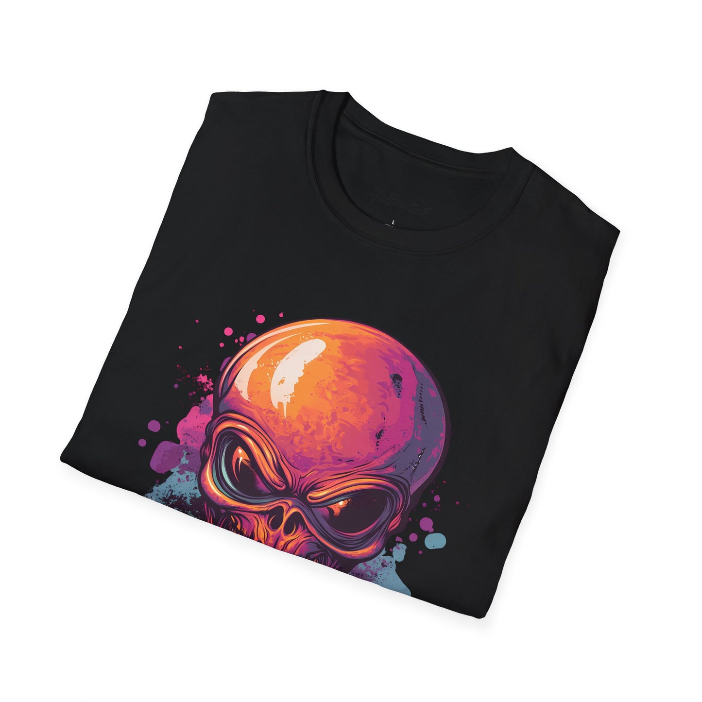 Cool Alien Skull Graphic Men's Softstyle T-Shirt