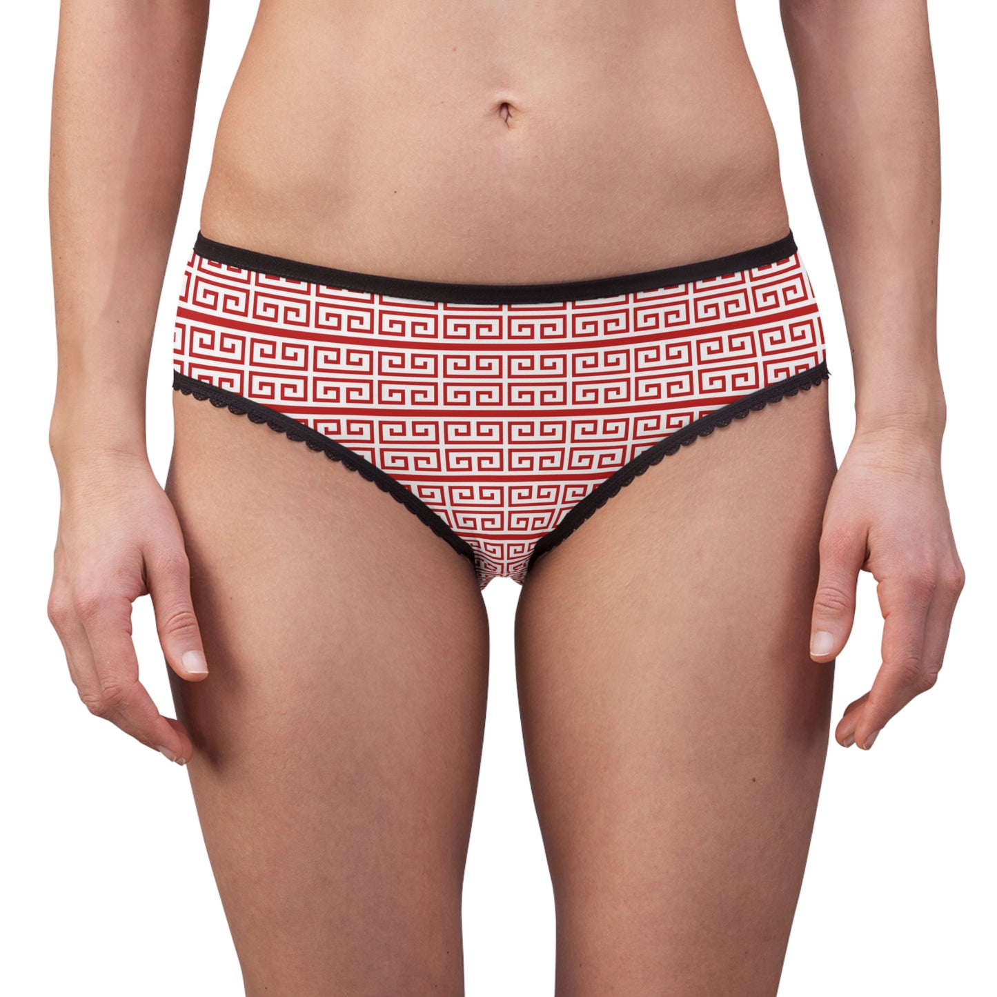 Stylish Women's Briefs with Elegant Geometric Design