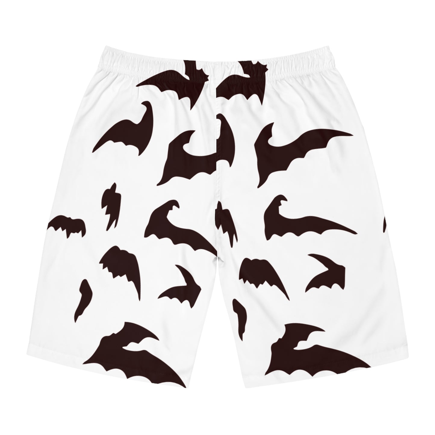 Men's Bat Print Board Shorts - Stylish Swimwear for Summer Fun