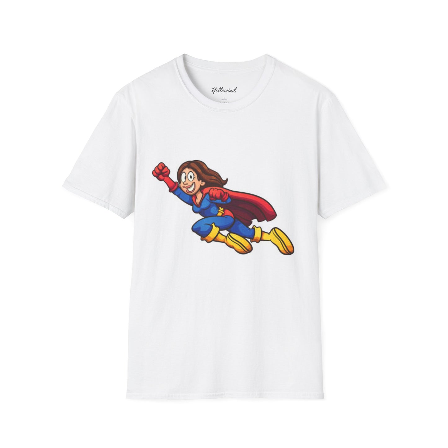 Superhero Fun - Softstyle T-Shirt - Playful Graphic Tee for Kids