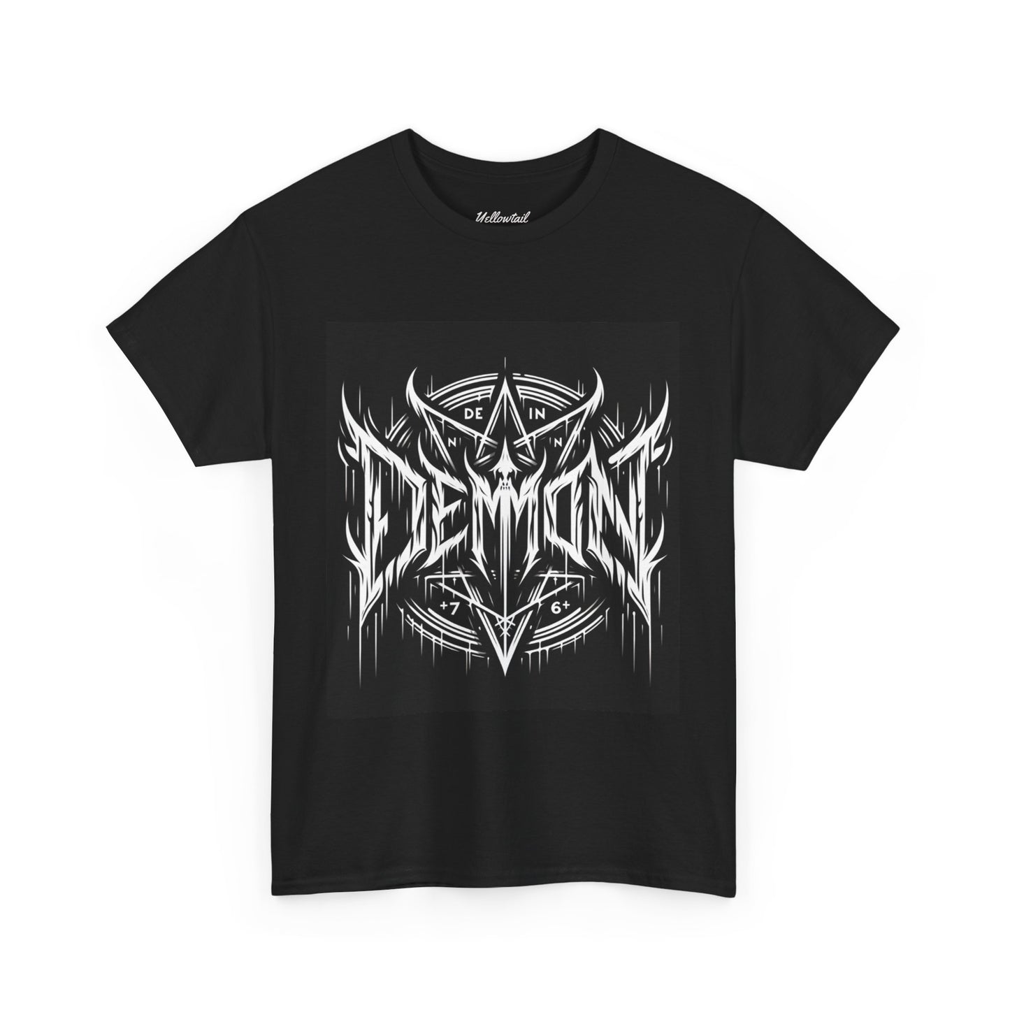 Demon Graphic Men's Heavy Cotton Tee - Perfect for Rock Fans and Music Lovers