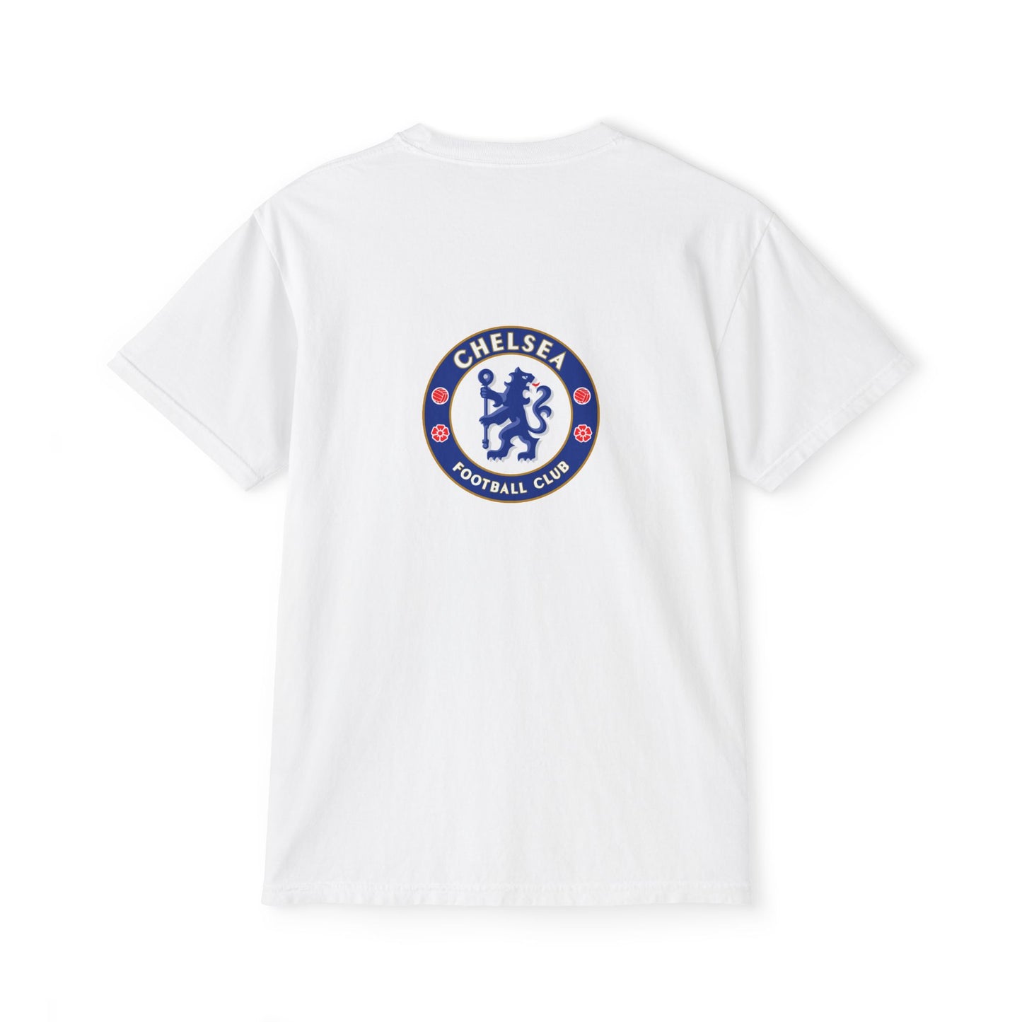 Chelsea FC Garment-Dyed Pocket T-Shirt - Casual Sportswear for Fans