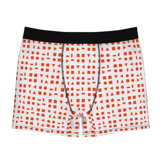 Colorful Geometric Men's Boxer Briefs - Fun and Comfortable Underwear