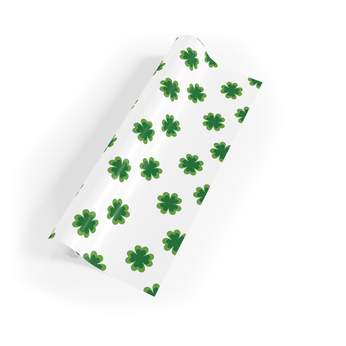 Lucky Shamrock Gift Wrapping Paper Roll for St. Patrick's Day