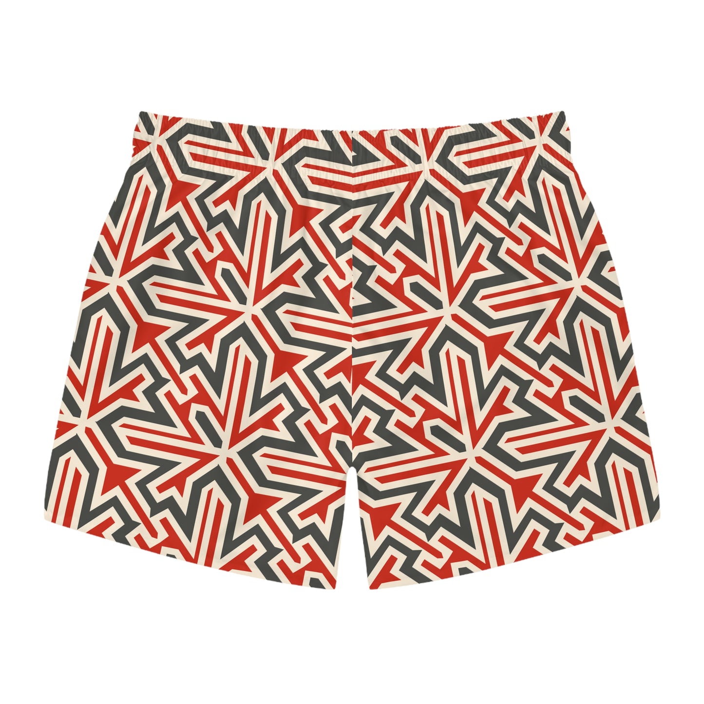 Geometric Print Swim Trunks | Stylish Summer Beachwear