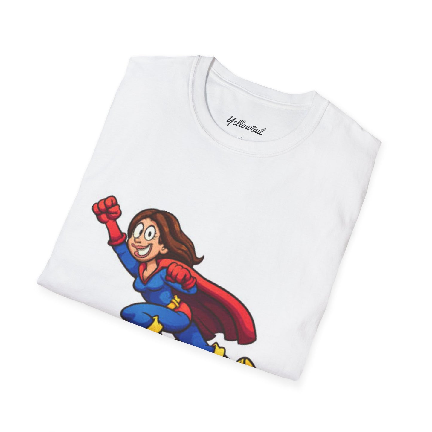 Superhero Fun - Softstyle T-Shirt - Playful Graphic Tee for Kids