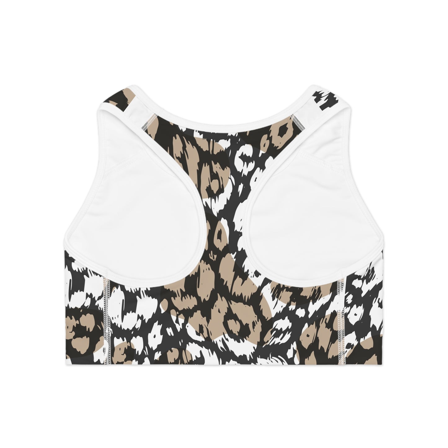 Wild Leopard Print Sports Bra for Fitness Lovers