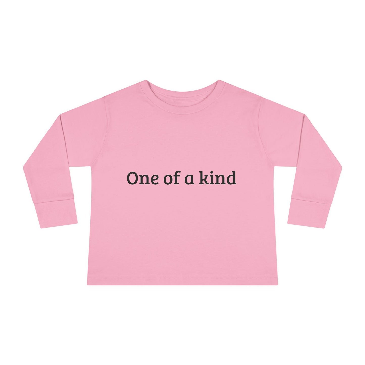 One of a Kind Toddler Long Sleeve Tee - Unique Kids' Fashion for Playtime & Birthdays