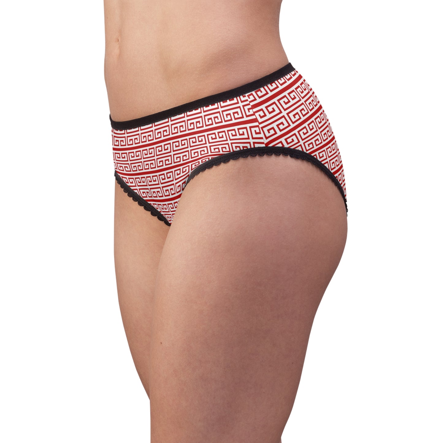 Stylish Women's Briefs with Elegant Geometric Design