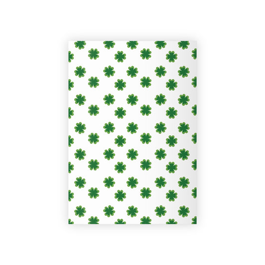 Lucky Shamrock Gift Wrapping Paper Roll for St. Patrick's Day