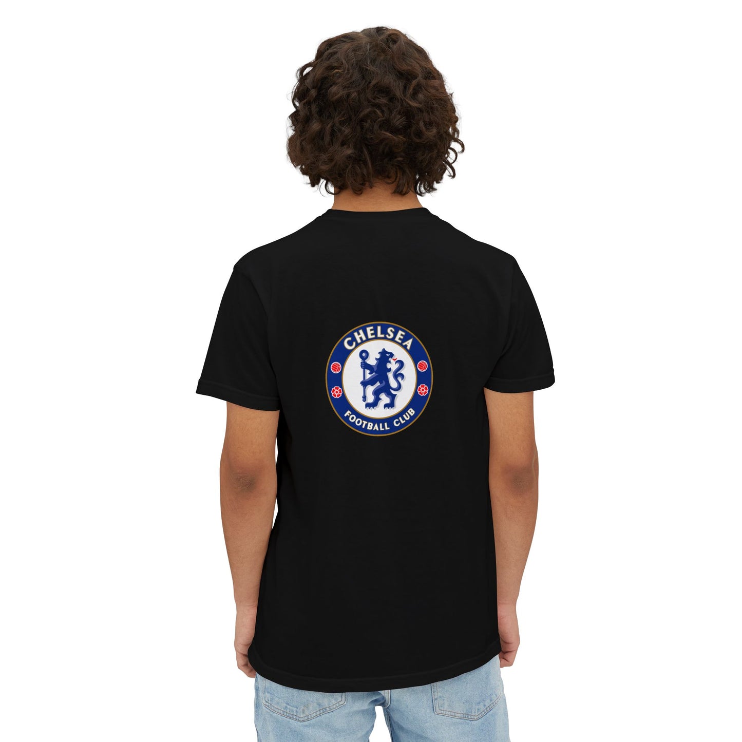 Chelsea FC Garment-Dyed Pocket T-Shirt - Casual Sportswear for Fans