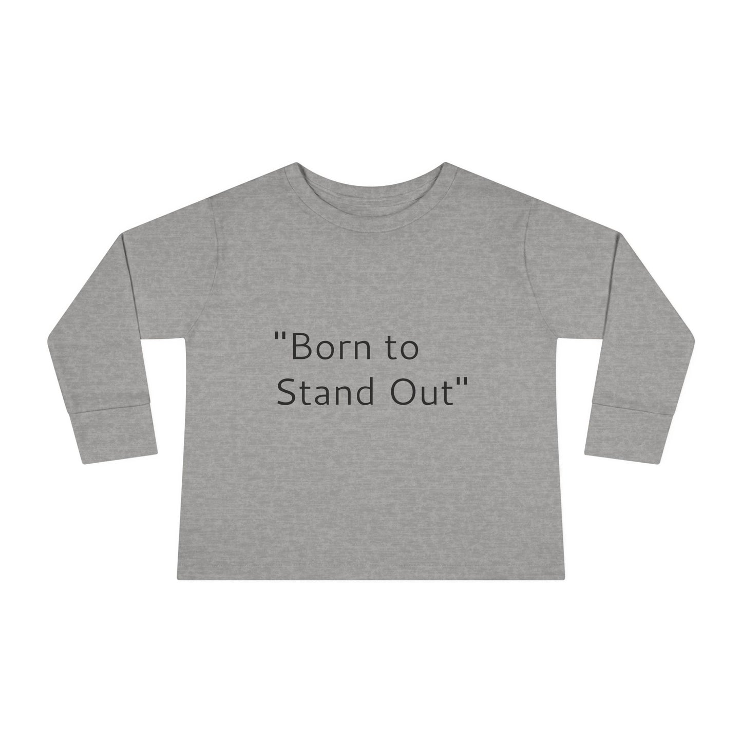 Toddler Long Sleeve Tee - Born to Stand Out & Ameri-ca Peace Sign