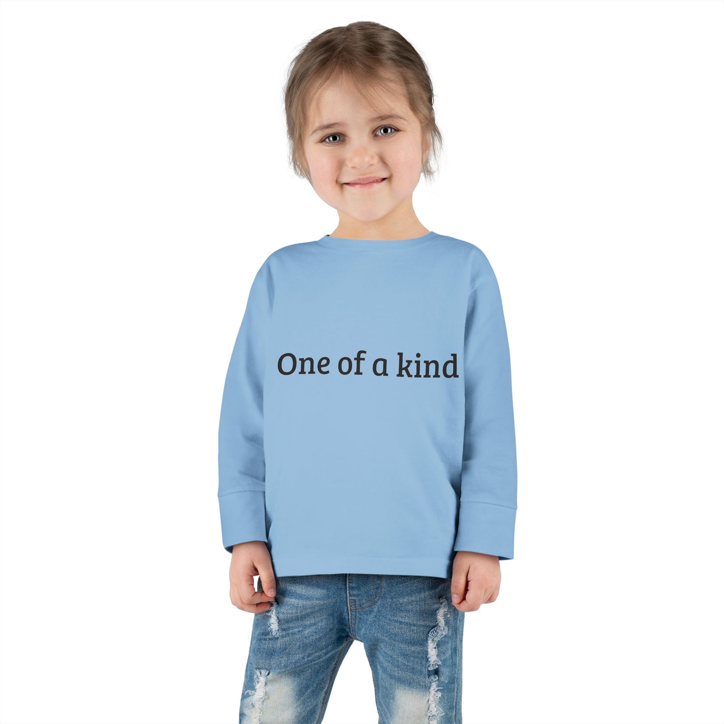 One of a Kind Toddler Long Sleeve Tee - Unique Kids' Fashion for Playtime & Birthdays