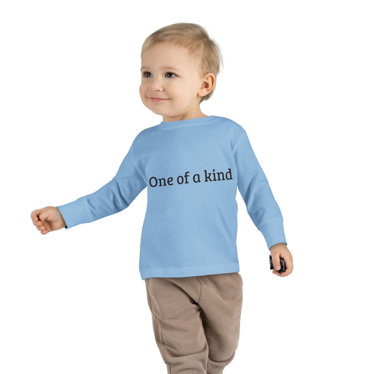 One of a Kind Toddler Long Sleeve Tee - Unique Kids' Fashion for Playtime & Birthdays