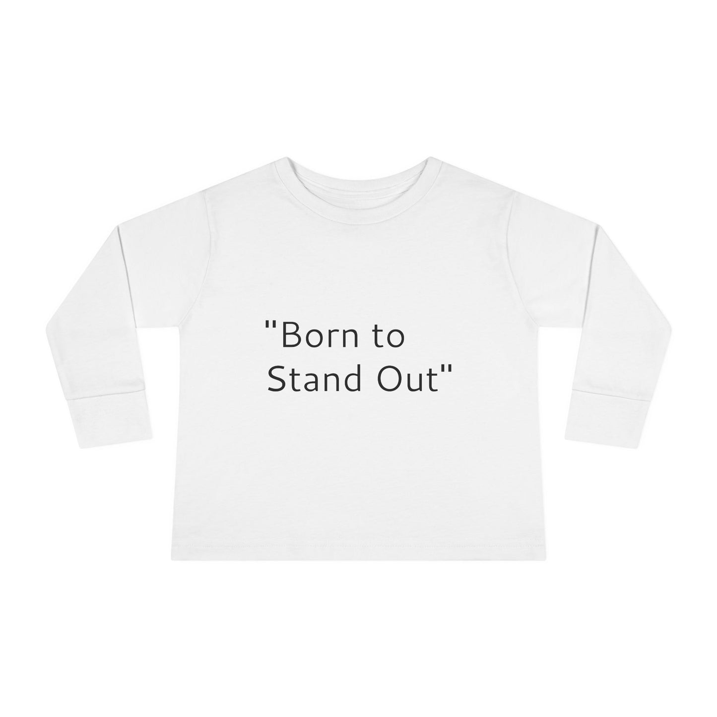 Toddler Long Sleeve Tee - Born to Stand Out & Ameri-ca Peace Sign