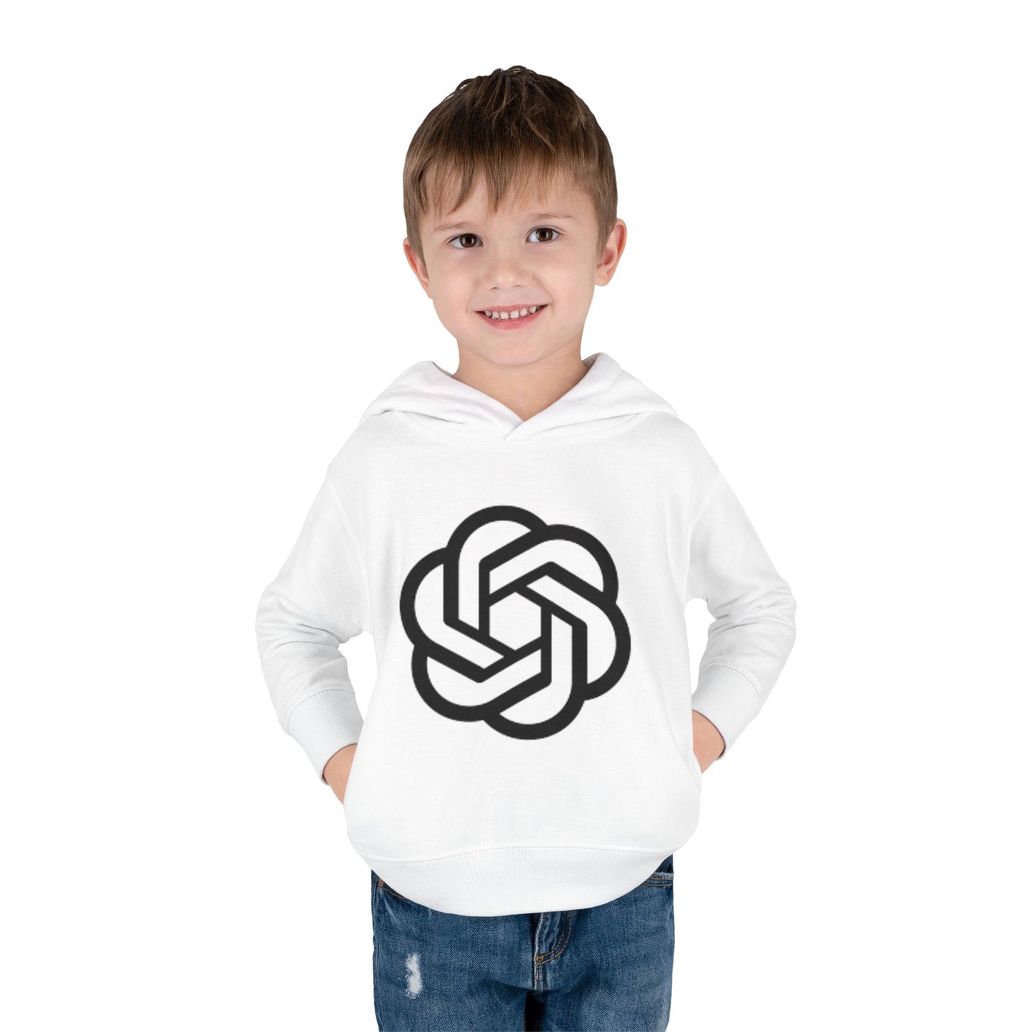 Boys Fleece Hoodie with Knot Design - Comfy Pullover